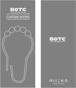 BOTC Gordijnringen - 12 Stuks Gordijn Haken - Gordijnhaken- RVS Gordijn Ringen Voor Gordijn Roede - Sliver -Badkamer Accessoires Winkel 1035x1200 2