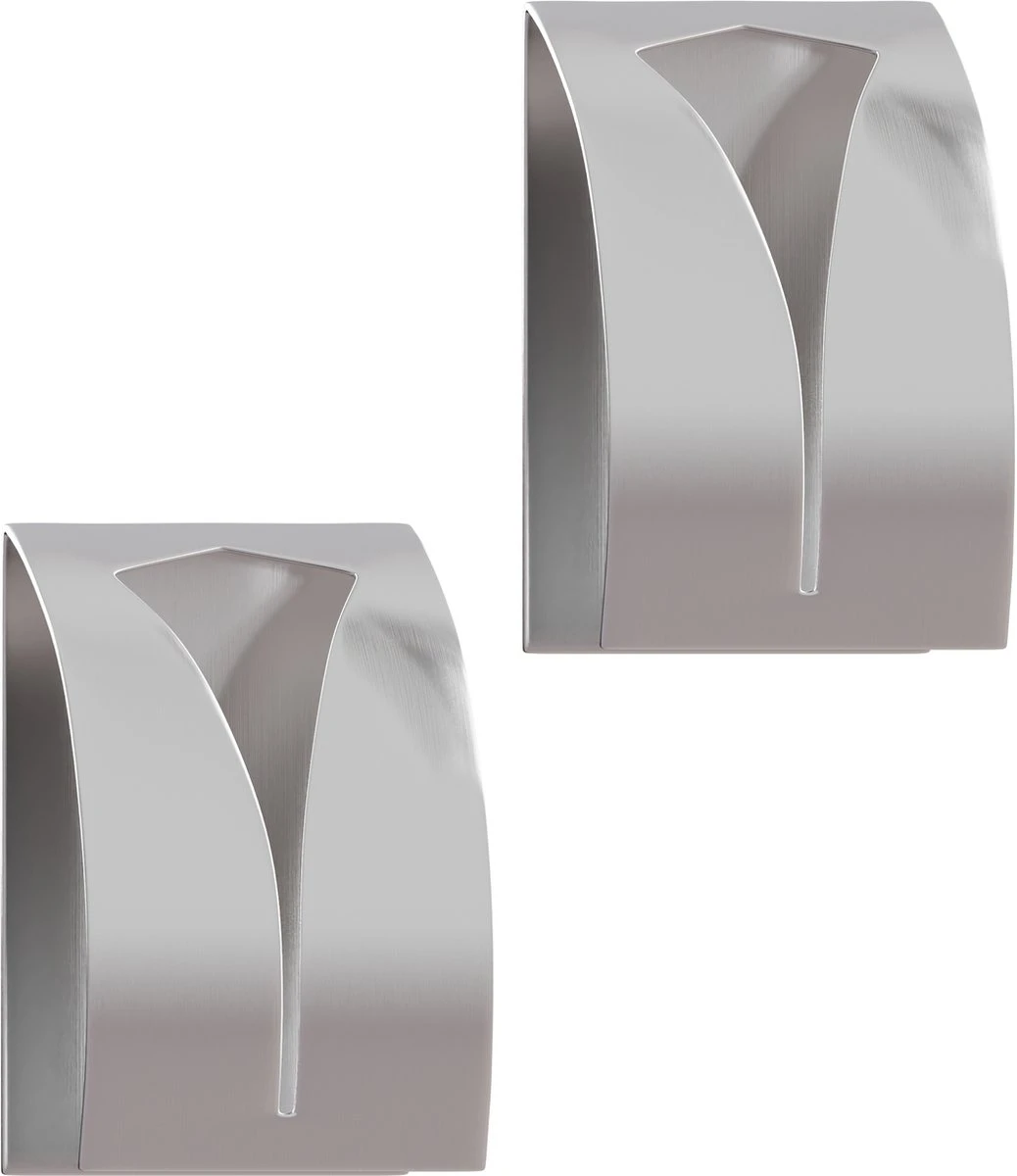 Waal© 2 Stuks RVS Handdoekhouders Zilver - Zelfklevend - Handdoek Klem - Handdoek Haak 3 Waal© 2 Stuks RVS Handdoekhouders Zilver - Zelfklevend - Handdoek Klem - Handdoek Haak