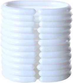 Livetti | Douchegordijn - Shower Curtain | 180x200 | Licht Grijs | One Stk | Polyester | Inclusief Ringen | 1800694 -Badkamer Accessoires Winkel 1050x1200 4