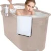 LIFEBATH - Zitbad Mira - Bath Bucket XL - 400L - Ligbad 122 Cm - Costa Rica Sand -Badkamer Accessoires Winkel 1066x1200 1
