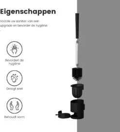 L'Sanc TB362 Plus - WC Borstel - Toiletborstel Met Houder - Zwart -Badkamer Accessoires Winkel 1093x1200 1