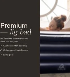 Airlie Opblaasbaar Ligbad Voor Volwassenen – Comfortabel - Opblaasbad - Zitbad - Badkuip – Bath Tub – Opvouwbaar Bad – Bath Bucket – Dubbel Hoofdkussen - Zwart - GRATIS Elektrische Pomp -Badkamer Accessoires Winkel 1098x1200 5