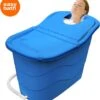 Goodlife Zitbad Voor Volwassenen XL – Bath Bucket – 330L 1M Lang – Mobiele Badkuip – Zitbad Voor In De Douche - Zitbad - Mobiele Badkuip - Zitbad Kinderen - Zitbad Voor Volwassenen - Blauw