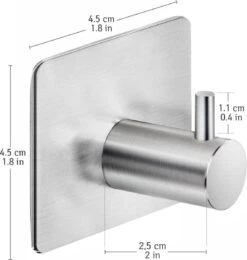 Tatkraft George Heavy Duty Zelfklevende Wandhaakjes - RVS Handdoekhouder Haak - Muur Ophang Zelfklevend Muurhaak Ophanghaakjes - Handdoekklem Keuken Ophanghaak Zonder Boren - Wand Theedoek / Handdoek Houder - Universeel Gebruik - Set Van 4 Stuks 17 Tatkraft George Heavy Duty Zelfklevende Wandhaakjes - RVS Handdoekhouder Haak - Muur Ophang Zelfklevend Muurhaak Ophanghaakjes - Handdoekklem Keuken Ophanghaak Zonder Boren - Wand Theedoek / Handdoek Houder - Universeel Gebruik - Set Van 4 Stuks -Badkamer Accessoires Winkel 1142x1200