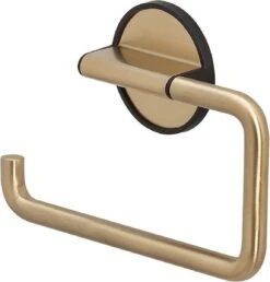 Tiger Tune - Toiletaccessoireset - Toiletborstel Met Houder - Toiletrolhouder Zonder Klep - Handdoekhaak – Messing Geborsteld / Zwart -Badkamer Accessoires Winkel 1150x1200 2