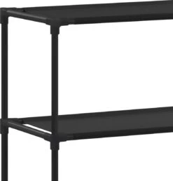 VidaXL Opbergrek Voor Boven Wasmachine 3-laags 69x28x169 Cm Zwart -Badkamer Accessoires Winkel 1151x1200