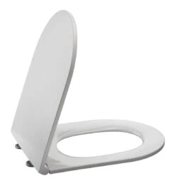 Allibert Wc-bril DUNEO - Duroplast - Inox Scharnieren - Soft Close - Afklikbaar - Wit -Badkamer Accessoires Winkel 1151x1200 3