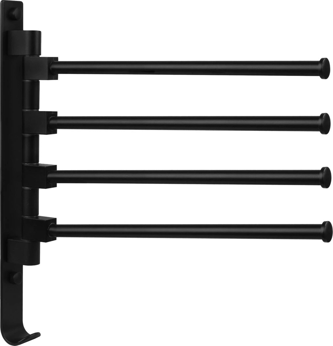 QUVIO Handdoekrek Met 4 Armen / Wandrek / Handdoekrek Keuken / Handdoekenrek Badkamer / Handdoekenrek / Handdoekrek / Handdoekrek Badkamer / Handdoekhaakjes / Handdoekhouder / Wandplank - Verstelbaar - Staal 7 QUVIO Handdoekrek Met 4 Armen / Wandrek / Handdoekrek Keuken / Handdoekenrek Badkamer / Handdoekenrek / Handdoekrek / Handdoekrek Badkamer / Handdoekhaakjes / Handdoekhouder / Wandplank - Verstelbaar - Staal - Afbeelding 5