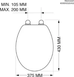 Tiger Blackwash - Toiletbril - WC Bril - MDF - Zwart -Badkamer Accessoires Winkel 1165x1200 8