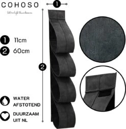 Reserverolhouder Hangend – Toiletrolhouder – Reserve Rolhouder – Zonder Boren – Rolhouder - Muur – Zwart - Antraciet - STOF & SPETTERVRIJ -Badkamer Accessoires Winkel 1173x1200 2