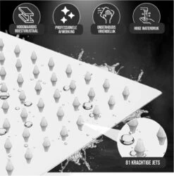 Merkloos Regendouchekop Deluxe | ø 35 Cm | Douchekop Met Slang En Houder | Douchekop | Doucheslang | Douchekophouder | Complete Doucheset | Roestvrij Staal | 360° Draaibaar | Badkamer Accessoires | Elite Pure Chrome Collection 2022 15 Merkloos Regendouchekop Deluxe | ø 35 Cm | Douchekop Met Slang En Houder | Douchekop | Doucheslang | Douchekophouder | Complete Doucheset | Roestvrij Staal | 360° Draaibaar | Badkamer Accessoires | Elite Pure Chrome Collection 2022 -Badkamer Accessoires Winkel 1184x1200 10