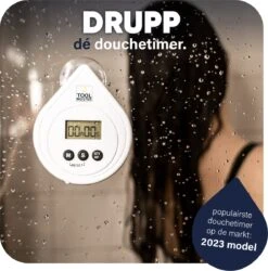 Tool Meister DRUPP - Douchetimer - Douche/Shower/Badkamer Timer & Klok - Coach - Waterdicht - Incl. Zuignap & Batterij -Badkamer Accessoires Winkel 1185x1200 10