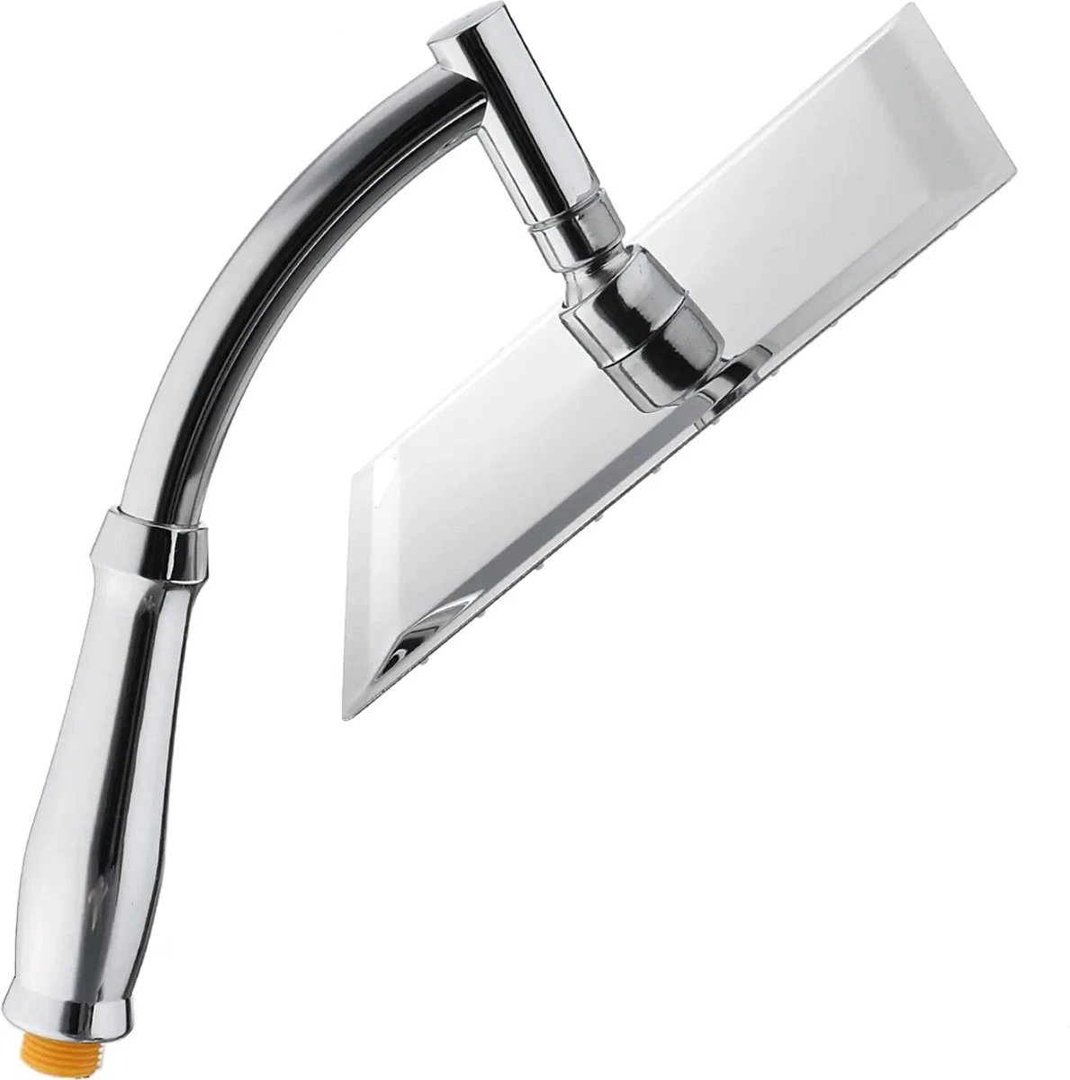 Regendouchekop XL Deluxe - ø28 Cm - Met Slang En Houder - Tijdelijk Met Cadeau - Douchekop - Regendouche - Handdouche - Hoge Druk - Roestvrij Staal - Wellness - Spa 6 Regendouchekop XL Deluxe - ø28 Cm - Met Slang En Houder - Tijdelijk Met Cadeau - Douchekop - Regendouche - Handdouche - Hoge Druk - Roestvrij Staal - Wellness - Spa - Afbeelding 4