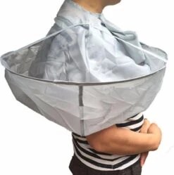 Haaropvangende Kapmantel - Kappersschort - Baard Schort - Beard Cape - Scheren Mannen - Verzorgingsproducten - Trimmer - Haren Knippen - Styling Paraplu Cape -Badkamer Accessoires Winkel 1192x1200 5