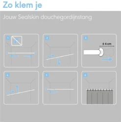 Sealskin Seallux Douchegordijnstang - 80-130 Cm - Chroom 10 Sealskin Seallux Douchegordijnstang - 80-130 Cm - Chroom -Badkamer Accessoires Winkel 1194x1200 16