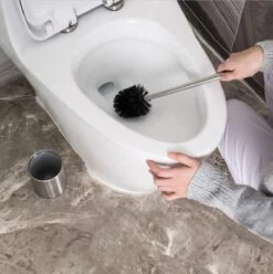 Merkloos Toiletborstel RVS - Wcborstel Rvs - RVS Toiletborstel In Houder - Toiletborstelhouder - Wc Borstel - Toiletborstel Met Houder Vrijstaand - RVS Geborsteld -Badkamer Accessoires Winkel 1194x1200 6