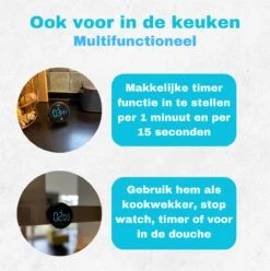 Jork - Douche Timer - Douchetimer - Badkamer Klok - Doucheklok - Kookwekker Analoog - Douchetimer 5 Minuten - Douchetimer Waterdicht - Inclusief Batterijen - 3x AAA - IPX8 Waterdicht 14 Jork - Douche Timer - Douchetimer - Badkamer Klok - Doucheklok - Kookwekker Analoog - Douchetimer 5 Minuten - Douchetimer Waterdicht - Inclusief Batterijen - 3x AAA - IPX8 Waterdicht -Badkamer Accessoires Winkel 1197x1200 11