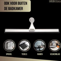 Douchewisser Rvs - Luxe Trekker Douche - Raamwisser Met Ophanghaak - Douchetrekker - Niet Boren - Chroom 14 Douchewisser Rvs - Luxe Trekker Douche - Raamwisser Met Ophanghaak - Douchetrekker - Niet Boren - Chroom -Badkamer Accessoires Winkel 1197x1200 3