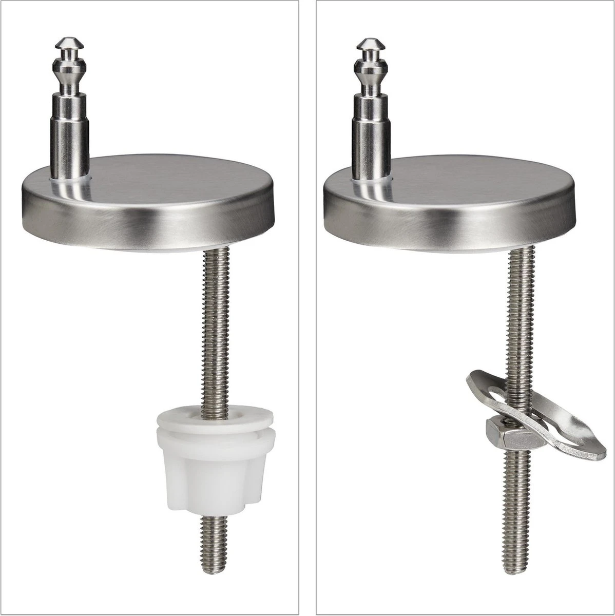 Relaxdays Wc Bril Softclose - D-vorm - Toiletbril Universeel - Toiletdeksel Plastic - Wit 10 Relaxdays Wc Bril Softclose - D-vorm - Toiletbril Universeel - Toiletdeksel Plastic - Wit - Afbeelding 8