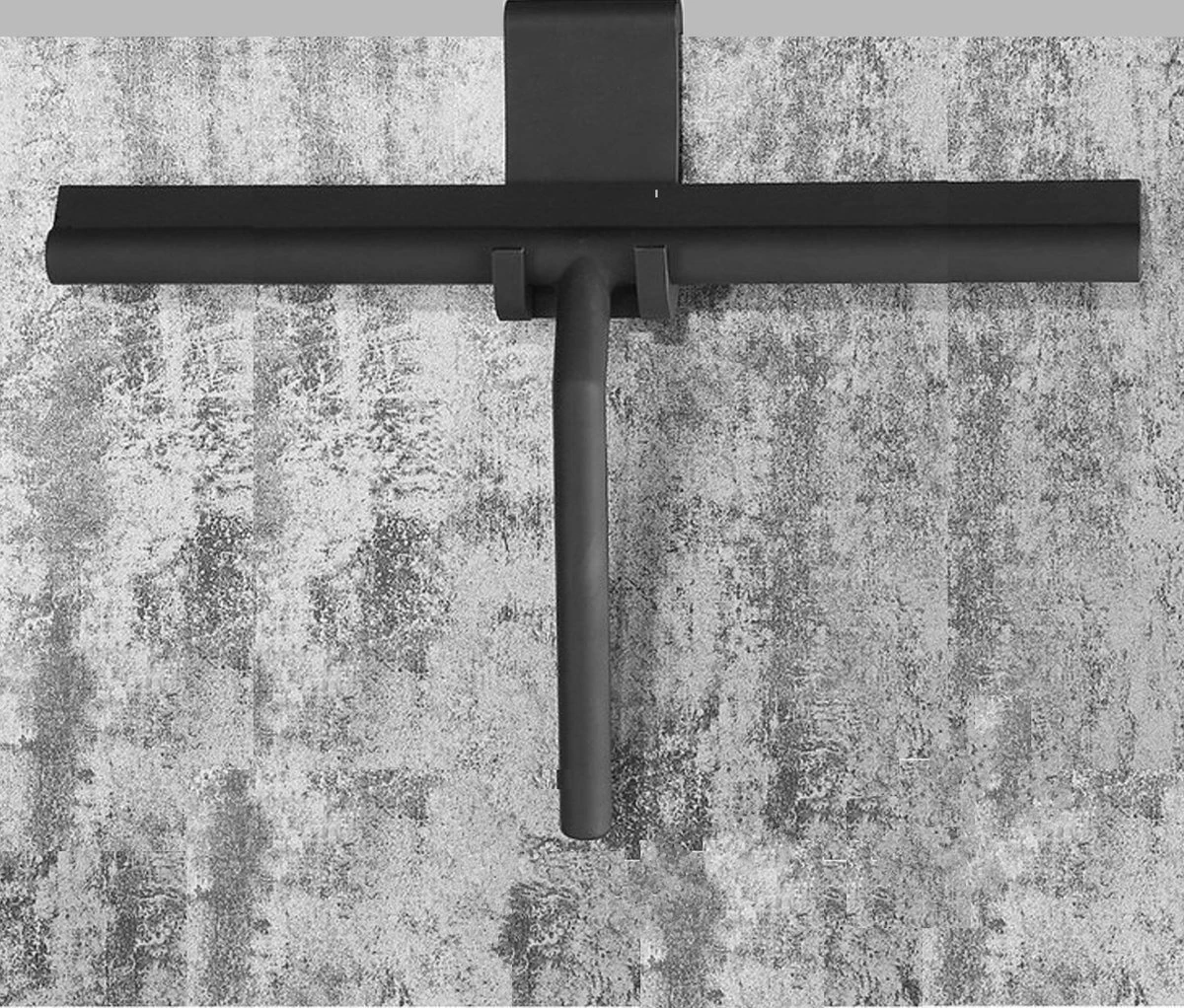 Minismus Extra Brede Douchewisser Met Ophanghaak - Raamwisser - Silicone Douchetrekker Badkamer - 33 Cm Breed - Zwart 3 Minismus Extra Brede Douchewisser Met Ophanghaak - Raamwisser - Silicone Douchetrekker Badkamer - 33 Cm Breed - Zwart