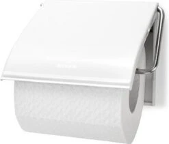 Brabantia ReNew WC Rolhouder - Met Klep - White -Badkamer Accessoires Winkel 1200x1024