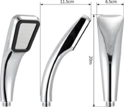 Borvat® | Douchekop 300 Gaten Hoge Druk | Sterke Douchekop | Verbeterde Badspray| Waterbesparend Douchekraan Kranen Badkamer Gereedschap Hoge Kwaliteit -Badkamer Accessoires Winkel 1200x1033 2