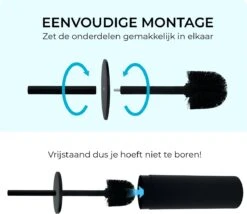VDN Stainless Toiletborstel Met Houder - Toiletborstelhouder - Zwart - Wc Borstel Met Houder - RVS - Vrijstaand 10 VDN Stainless Toiletborstel Met Houder - Toiletborstelhouder - Zwart - Wc Borstel Met Houder - RVS - Vrijstaand -Badkamer Accessoires Winkel 1200x1042