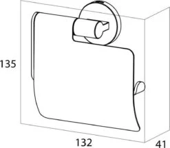 Tiger Noon Toiletrolhouder Met Klep - Zwart -Badkamer Accessoires Winkel 1200x1051 1