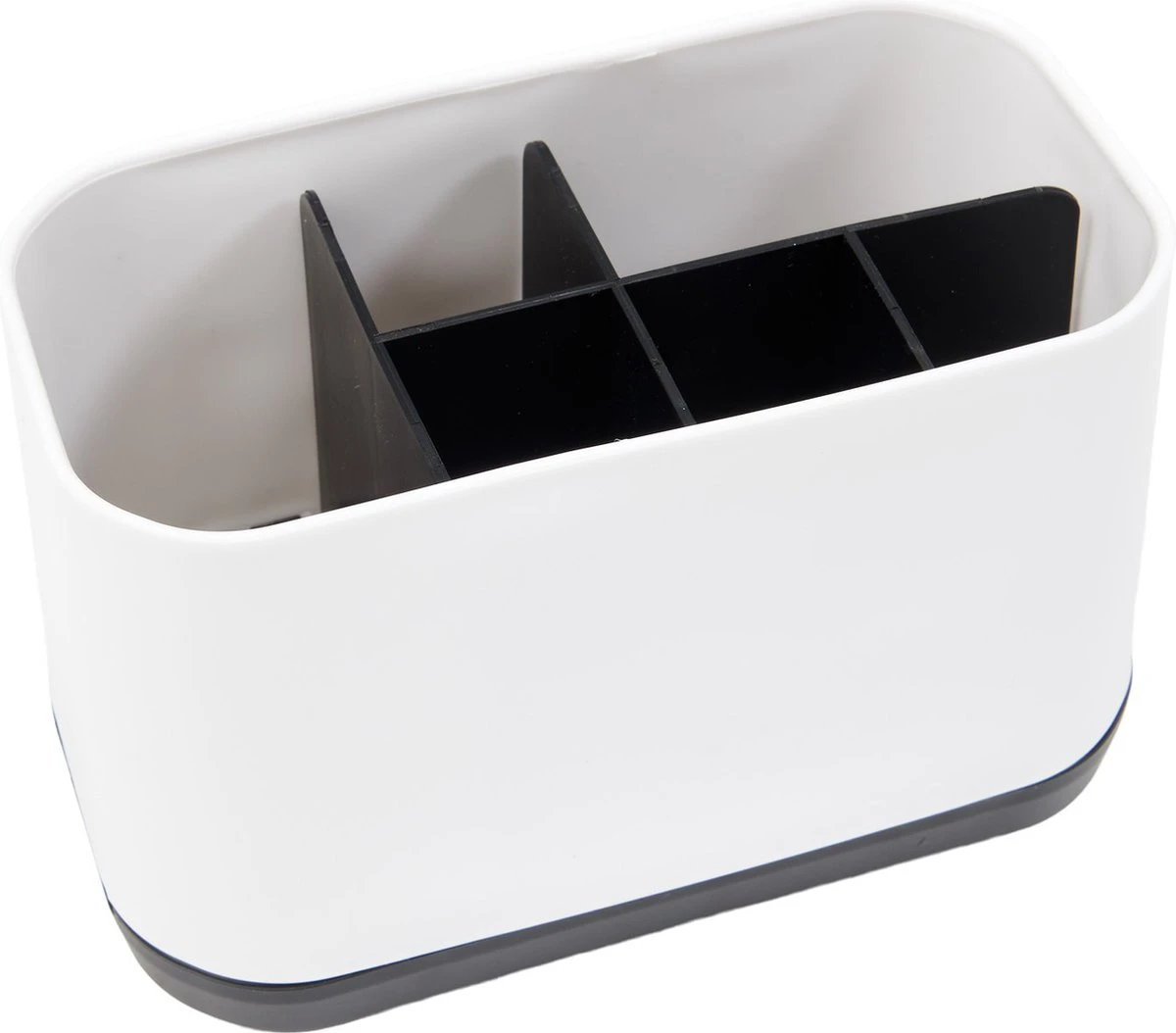 Roegaarden Tandenborstelhouder – Badkamer Organizer – 6 Sorteervakken - Met Lekbak -Wit 3 Roegaarden Tandenborstelhouder – Badkamer Organizer – 6 Sorteervakken - Met Lekbak -Wit