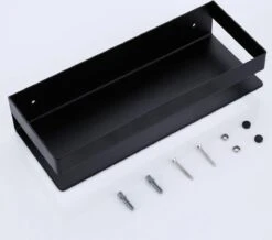 Merkloos GDRN - Doucherek Zwart - Zonder Boren - Doucherekjes - Hangend - Zwart - RVS -Badkamer Accessoires Winkel 1200x1059 2