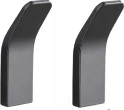 Ragnal® Zelfklevende Handdoekhaakjes RVS– Handdoekhouder- Handdoekhaak - Set Van 2 - Zwarte Handdoekhaken – Wandhaken - Waterbestendig - Handdoekhaakjes - Ophanghaken - Handdoekhaken - 3M Plakstrip - Zwarte Handdoekhaakjes - Mat Zwart -Badkamer Accessoires Winkel 1200x1063