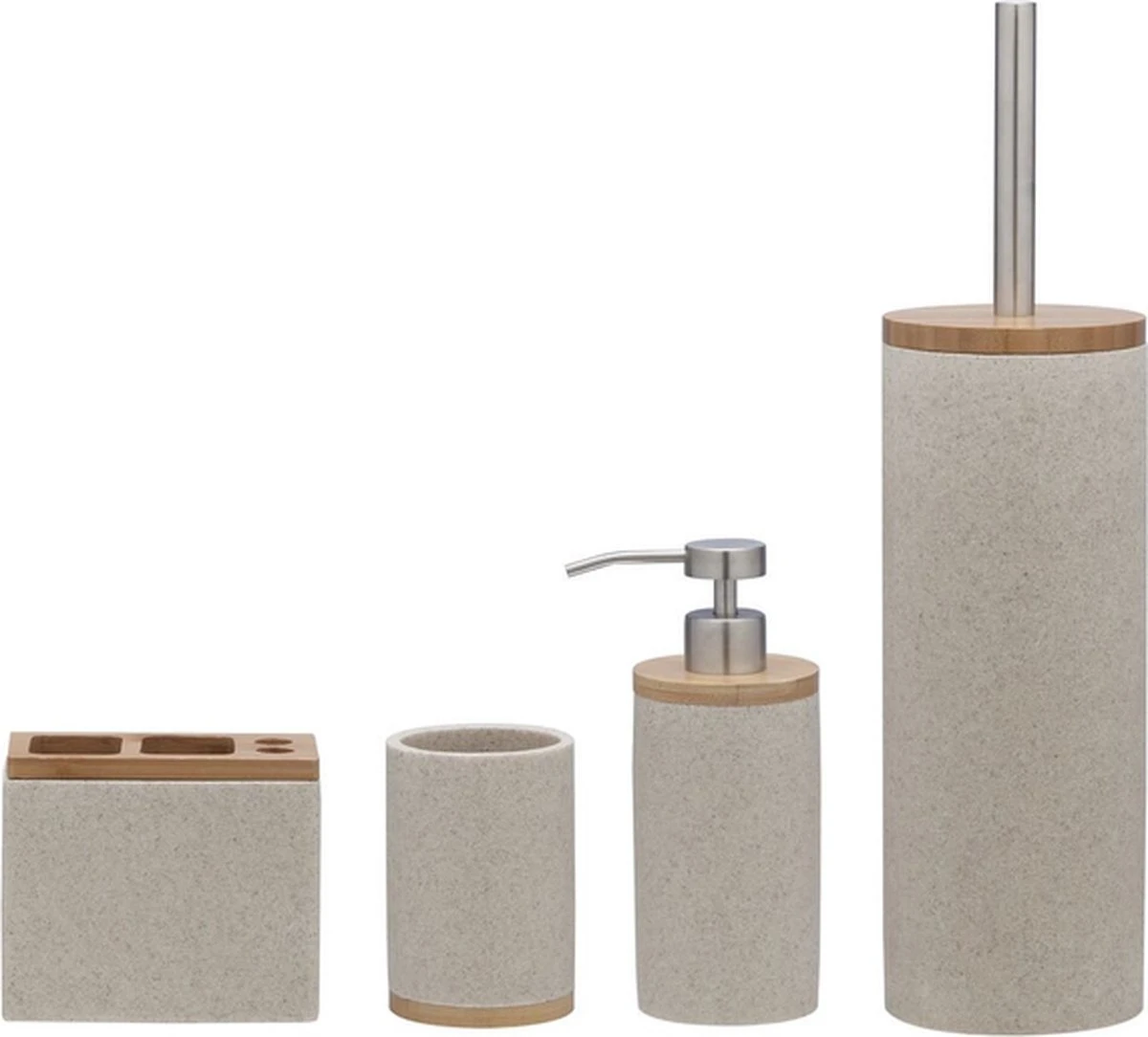 Sealskin Grace Tandenborstelhouder Vrijstaand - Zand 8 Sealskin Grace Tandenborstelhouder Vrijstaand - Zand - Afbeelding 6