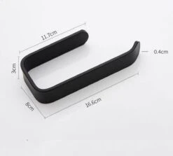 Merkloos Toiletrolhouder Zwart - Toiletrolhouder Zonder Boren - Zelfklevend - WC Rolhouder - WC Rol Houder -Badkamer Accessoires Winkel 1200x1085