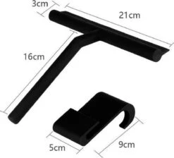 Merkloos Douchewisser Zwart Met Ophangsysteem Luxe –Trekker Douche - Siliconen 17 Merkloos Douchewisser Zwart Met Ophangsysteem Luxe –Trekker Douche - Siliconen -Badkamer Accessoires Winkel 1200x1089 2