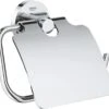 GROHE Essentials Toiletrolhouder - Met Deksel - Chroom - 40367001 -Badkamer Accessoires Winkel 1200x1106