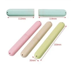 Merkloos Tandenborstel - Reis Koker - Tandenborstel Houder - Beschermer - Opberg - Case - Reizen - Blauw - 1 Stuk -Badkamer Accessoires Winkel 1200x1117 2