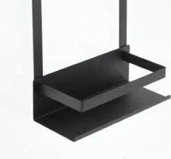 VDN Stainless Doucherek Zonder Boren - Doucherek Hangend - Doucherek Zwart - RVS - Doucherek Aan Douchewand - 2 Laags -Badkamer Accessoires Winkel 1200x1120 3