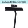Douchewisser Zwart Met Magneetstrip - Badkamer Accessoires - Raamwisser - Trekker Douche - Silicone - 21cm X 20cm 2 Douchewisser Zwart Met Magneetstrip - Badkamer Accessoires - Raamwisser - Trekker Douche - Silicone - 21cm X 20cm -Badkamer Accessoires Winkel 1200x1127