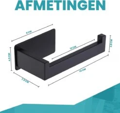 Merkloos Novalits - RVS Toiletrolhouder Zonder Boren - WC Rolhouder Zelfklevend - Inclusief RVS Handdoekhaakje - Zwart 11 Merkloos Novalits - RVS Toiletrolhouder Zonder Boren - WC Rolhouder Zelfklevend - Inclusief RVS Handdoekhaakje - Zwart -Badkamer Accessoires Winkel 1200x1133 2