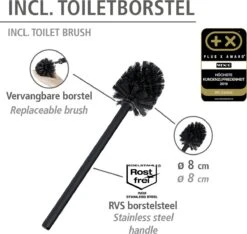 WENKO Toiletbutler Rivalta RVS Mat - Toiletborstel Met Houder, Toiletrolhouder En Reserverolhouder -Badkamer Accessoires Winkel 1200x1136 1