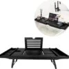 IMoshion Badplank Voor In Bad - Dienblad Inclusief Pootjes - Tablet Houder - Badrek Uitschuifbaar 75 Tot 110 Cm - Zwart -Badkamer Accessoires Winkel 1200x1140 5
