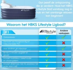 HBKS Lifestyle Bad – Opblaasbaar Ligbad – Bath Bucket – Zitbad Voor Volwassenen - Ijsbad Wim Hof Methode - Badkuip – Ice Bath – Blauw -Badkamer Accessoires Winkel 1200x1145 5