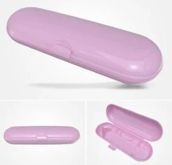 Elektrische Tandenborstel Opbergdoos Universeel - Reis Etui - Bescherm Koker - Roze - 1 Stuks -Badkamer Accessoires Winkel 1200x1147 1