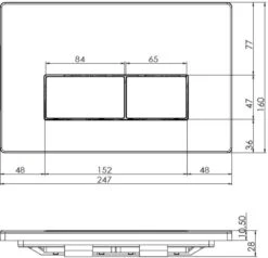 Konig - Bedieningspaneel - Toilet - Mat Zwart - Geberit UP320/UP720 -Badkamer Accessoires Winkel 1200x1155 11