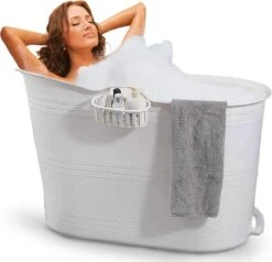 Zitbad Voor Volwassenen - Bath Bucket - Wit - 200L -Badkamer Accessoires Winkel 1200x1156 14