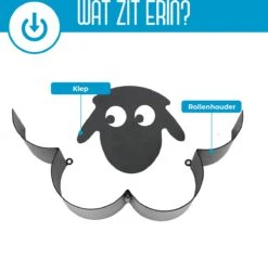 Schaap Toiletrolhouder| Extensso® | - Wc Rolhouder - Wc Rolhouder Zwart - Wc Rolhouder Staand - Wc Rolhouder Zonder Boren - Toiletrolhouder Staand - Zonder Boren - Toiletrolstandaard - Kerst Cadeau - Cadeautjes 13 Schaap Toiletrolhouder| Extensso® | - Wc Rolhouder - Wc Rolhouder Zwart - Wc Rolhouder Staand - Wc Rolhouder Zonder Boren - Toiletrolhouder Staand - Zonder Boren - Toiletrolstandaard - Kerst Cadeau - Cadeautjes -Badkamer Accessoires Winkel 1200x1157 2