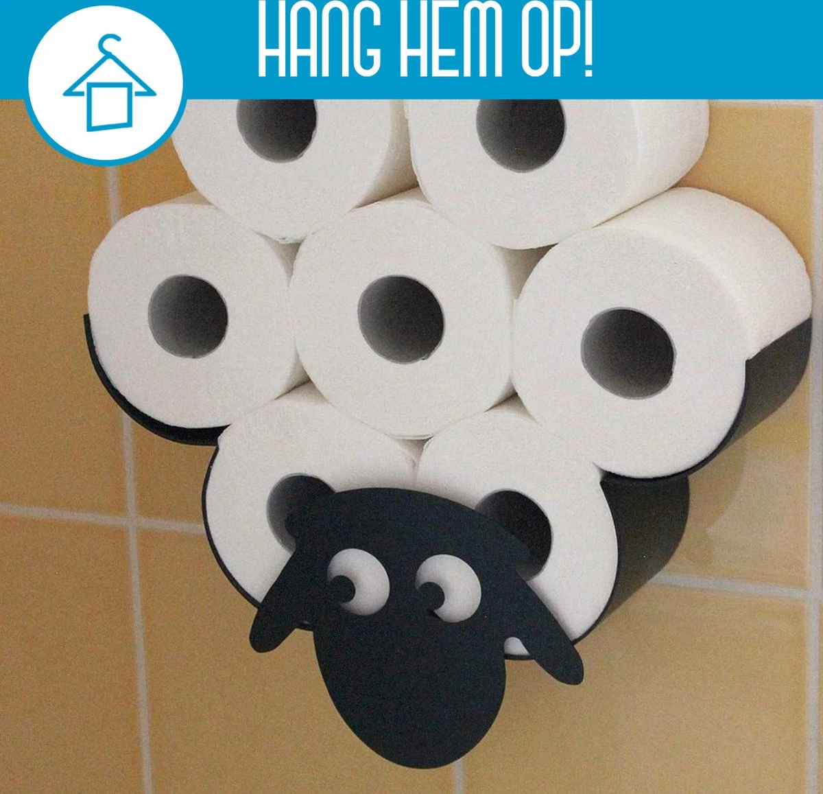 Schaap Toiletrolhouder| Extensso® | - Wc Rolhouder - Wc Rolhouder Zwart - Wc Rolhouder Staand - Wc Rolhouder Zonder Boren - Toiletrolhouder Staand - Zonder Boren - Toiletrolstandaard - Kerst Cadeau - Cadeautjes 4 Schaap Toiletrolhouder| Extensso® | - Wc Rolhouder - Wc Rolhouder Zwart - Wc Rolhouder Staand - Wc Rolhouder Zonder Boren - Toiletrolhouder Staand - Zonder Boren - Toiletrolstandaard - Kerst Cadeau - Cadeautjes - Afbeelding 2