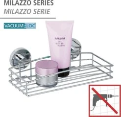 WENKO Vacuum-Loc Doucherek Chroom - Bevestigen Zonder Boren -Badkamer Accessoires Winkel 1200x1159 4