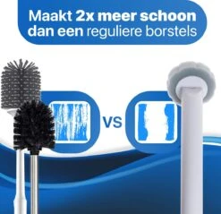 RevoBrush WC Borstel Met Houder Vrijstaand - Hygiënische Toiletborstel - Met 14x Pads -Badkamer Accessoires Winkel 1200x1160 4