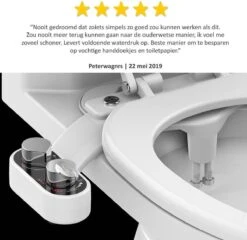 Bidet Handdouche Toilet Sproeier Shattaf Sprayer WC Papier Besparend - Dubbel Spray Warm & Koud Water - Badkamer Accessoires - Freshole® -Badkamer Accessoires Winkel 1200x1167 7